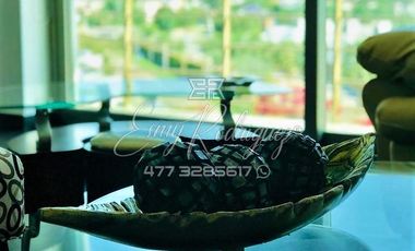 DEPARTAMENTO EN RENTA, NATURA LEÓN, GTO, 3 REC, AMUEBLADO, 2 AUTOS, VIGILANCIA Y CONFORT