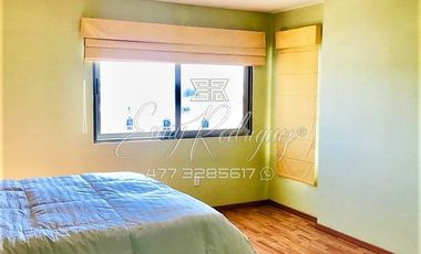 DEPARTAMENTO EN RENTA, NATURA LEÓN, GTO, 3 REC, AMUEBLADO, 2 AUTOS, VIGILANCIA Y CONFORT