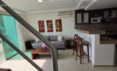Alquilo Departamento tipo Loft Amoblado en La Vista Towers Seguridad 24/7