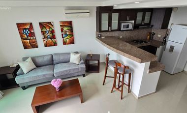 Alquilo Departamento tipo Loft Amoblado en La Vista Towers Seguridad 24/7
