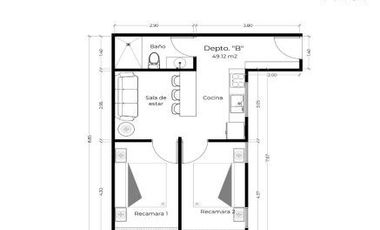SE VENDE CONJUNTO DE 6 DEPARTAMENTOS NUEVOS EQUIPADOS LOS NOGALES