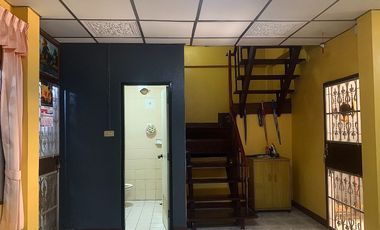 Cheap 2-storey townhouse for sale, land area 18 sq.w., Yusabai Village project, near Suvarnabhumi Airport 30 minutes, near Khlong Nueng, Khlong Luang,
