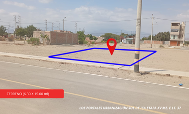 🏡 ¡Terreno En Urb. Sol De Ica Etapa XV! 🏡