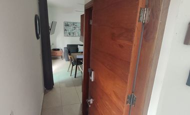 Cómodo estudio con jardín privado, en Aldea Zamá