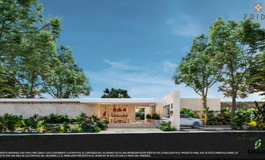 Casas en Venta Frida Smart Residencial, Yaxkukul Conkal Yucatán.