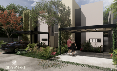 Casas en Venta Frida Smart Residencial, Yaxkukul Conkal Yucatán.