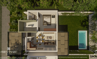 Casas en Venta Frida Smart Residencial, Yaxkukul Conkal Yucatán.