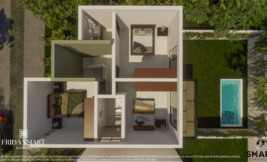 Casas en Venta Frida Smart Residencial, Yaxkukul Conkal Yucatán.