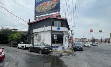 Venta de local en Escobedo, N.L.  EN ESQUINA Edificio Completo Incluye renta de anuncio Panoramico