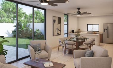 CASA EN VENTA EN MERIDA  CONKAL 4 RECAMARAS