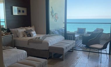 Lujoso Departamento Amueblado con excelentes vistas al mar, ubicado en Torre Marbella, Fracc. Velamar.