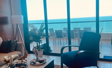 Lujoso Departamento Amueblado con excelentes vistas al mar, ubicado en Torre Marbella, Fracc. Velamar.