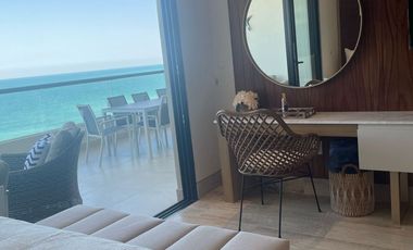 Lujoso Departamento Amueblado con excelentes vistas al mar, ubicado en Torre Marbella, Fracc. Velamar.