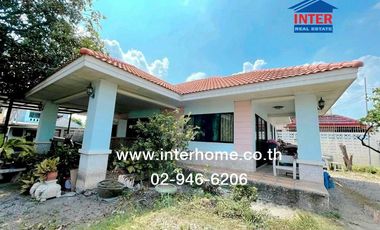 Single-storey detached house, 83 sq m., detached house, Soi Lam Luk Ka 2 (Chamon 7 K.), near the Air Force Stadium (Thupatemi), Lam Luk Ka Road, Soi L