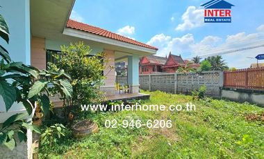 Single-storey detached house, 83 sq m., detached house, Soi Lam Luk Ka 2 (Chamon 7 K.), near the Air Force Stadium (Thupatemi), Lam Luk Ka Road, Soi L