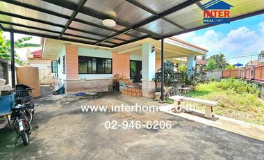 Single-storey detached house, 83 sq m., detached house, Soi Lam Luk Ka 2 (Chamon 7 K.), near the Air Force Stadium (Thupatemi), Lam Luk Ka Road, Soi L