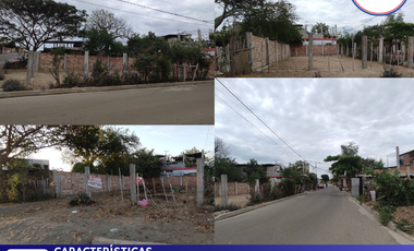 Terreno Esquinero en Venta – En Villamarina a solo una calle de la Vía Manta Rocafuerte