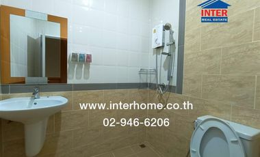 2-storey townhouse, 16.3 sq.w., Golden Town Village, Chaiyaphruek - Wongwaen, near Big C Sai Noi, Soi 17/5, Kanchanaphisek Road, Bang Kruai - Sai Noi