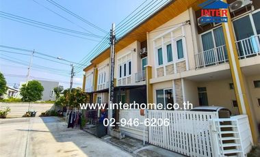 2-storey townhouse, 16.3 sq.w., Golden Town Village, Chaiyaphruek - Wongwaen, near Big C Sai Noi, Soi 17/5, Kanchanaphisek Road, Bang Kruai - Sai Noi