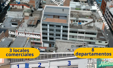 VENTA DE EDIFICIO RENTERO EN AMBATO