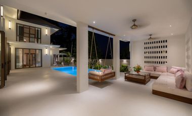 Premium villa for sale, fully furnished, beautiful view, quiet, prime location, Saraphi District, Chiang Mai
