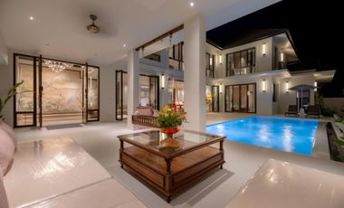 Premium villa for sale, fully furnished, beautiful view, quiet, prime location, Saraphi District, Chiang Mai