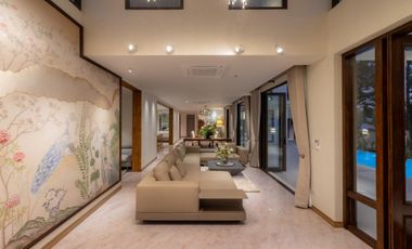 Premium villa for sale, fully furnished, beautiful view, quiet, prime location, Saraphi District, Chiang Mai