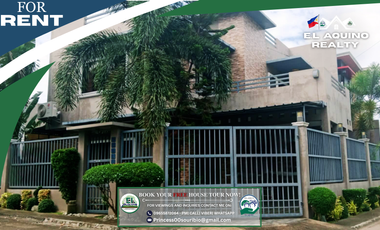 2-storey corner lot house for rent in a secured subdivision, Angeles City Pampanga near Marquee mall, landers and NLEX toll exit