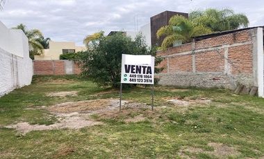 TERRENO / LOTE RESIDENCIAL EN VENTA EN COTO SAN NICOLAS AGUASCALIENTES SUR