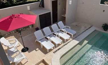 Se renta moderno Apartamento con Piscina en Punta Sur Isla Mujeres Quintana Roo