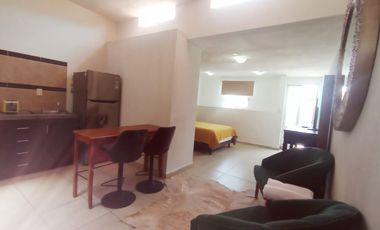 Departamento amueblado a pie de calle