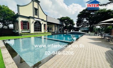 2-storey townhouse, 18.5 sq.w., Village Geo Village, Rangsit-Khlong 3, Rangsit-Nakhon Nayok Road, Lam Luk Ka Road, Chonlamark Phicharn Road, Lam Luk K