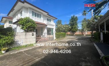 2-storey detached house, 58.4 sq.w., The Centro Village, Ratthanathibet, near MRT Bang Phlu, Bang Phlu Intersection, Bang Kruai-Sai Noi Road, Ratthana