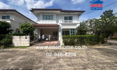 2-storey detached house, 58.4 sq.w., The Centro Village, Ratthanathibet, near MRT Bang Phlu, Bang Phlu Intersection, Bang Kruai-Sai Noi Road, Ratthana