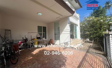 2-storey detached house, 58.4 sq.w., The Centro Village, Ratthanathibet, near MRT Bang Phlu, Bang Phlu Intersection, Bang Kruai-Sai Noi Road, Ratthana