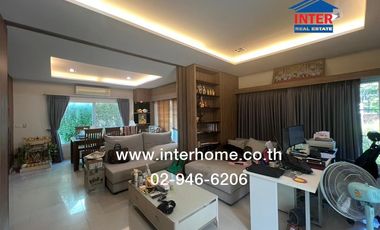 2-storey detached house, 58.4 sq.w., The Centro Village, Ratthanathibet, near MRT Bang Phlu, Bang Phlu Intersection, Bang Kruai-Sai Noi Road, Ratthana