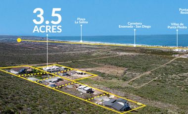 3.5 Acres de Terreno con construccion y Vista al Mar en La Misión, Ensenada – Ideal para Desarrollo Residencial o de Inversión