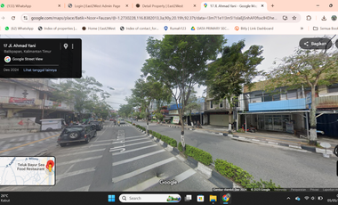 Dijual Ruko Jalan Ahmad Yani Gunungsari Ilir Kota Balikpapan Kalimantan Timur Siap Pakai Lokasi Ramai Sangat Strategis Di Pusat Kota