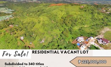 FOR SALE Vacant Lot located near C6 Timberland Ave, San Mateo Rizal