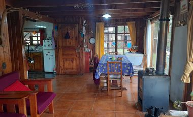 En venta terreno 1 hás con casa de 69 ms2., Boquipulli - Villarrica