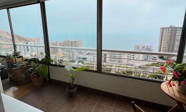 Costa de Montemar, panorámica vista, terraza cerrada, 2 dormitorios, estacionamiento