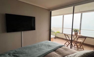 Costa de Montemar, panorámica vista, terraza cerrada, 2 dormitorios, estacionamiento