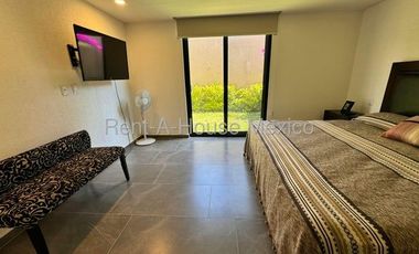 Rento amueblado pb en duplex altos de juriquilla 3 recamaras 3 baños 2 cocheras