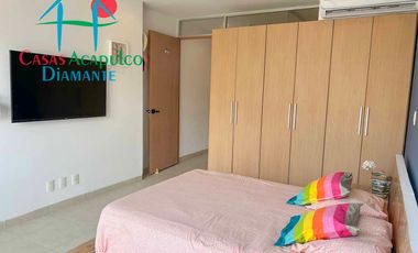Acogedor departamento en edificio con club de playa. Con vista parcial al mar
