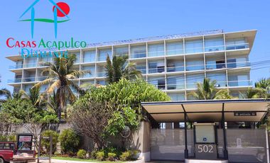 Acogedor departamento en edificio con club de playa. Con vista parcial al mar