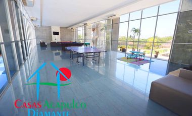 Acogedor departamento en edificio con club de playa. Con vista parcial al mar