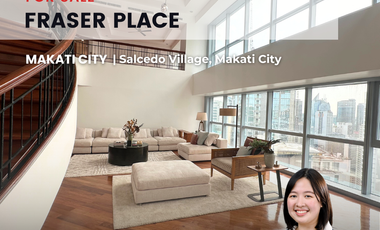 FOR SALE: Makati Penthouse at Fraser Place, 4 Bedroom Bi-Level Unit (Direct Buyers Only) - Makati Grand Midori Makati, The Residences at Greenbelt, On