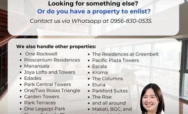 FOR SALE: Makati Penthouse at Fraser Place, 4 Bedroom Bi-Level Unit (Direct Buyers Only) - Makati Grand Midori Makati, The Residences at Greenbelt, On