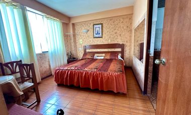 SE VENDE HOSTAL, excelente ubicación en edificio de 4 pisos en plena avenida auxiliar de la Vía Expresa