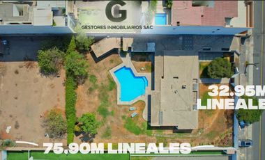 CASA COMO TERRENO EN SANTIAGO DE SURCO